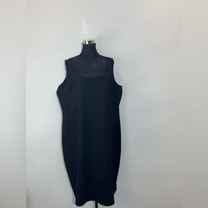 City Chic Classic Black Midi Dress